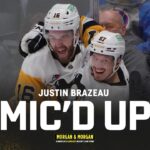 Justin Brazeau: Mic'd Up Against NYI | Pittsburgh Penguins