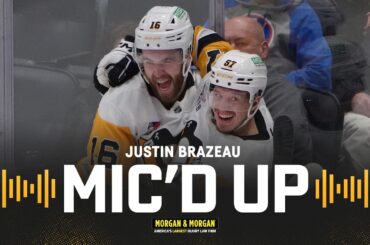 Justin Brazeau: Mic'd Up Against NYI | Pittsburgh Penguins
