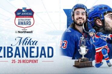 2025-26 New York Rangers Steven McDonald Extra Effort Award – Full Ceremony