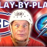 🔴 LIVE 🏒 Montreal Canadiens vs Tampa Bay Lightning | Stanley Cup Playoff Race HEATS UP