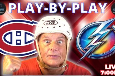 🔴 LIVE 🏒 Montreal Canadiens vs Tampa Bay Lightning | Stanley Cup Playoff Race HEATS UP