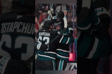 Gaudette wins it with 21 seconds left!  #hockey #nhl #sharks