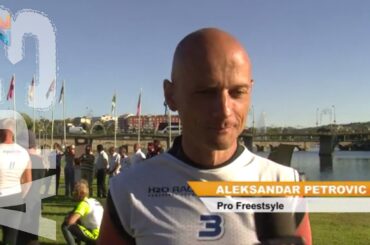 TV interview after becoming the 2016 European champion - Aleksandar Alex Petrovic