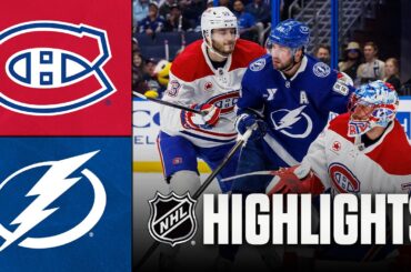 Canadiens vs. Lightning | NHL Highlights | March 31, 2026