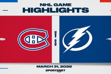 NHL Highlights | Canadiens vs. Lightning - March 31, 2026