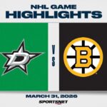 NHL Highlights | Stars vs. Bruins - March 31, 20266