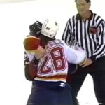 Bob Probert vs Peter Worrell (Chicago Feed) - Nov 4, 1998