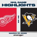 NHL Highlights | Red Wings vs. Penguins - March 31, 2026