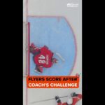 Sanheim scores for Flyers after a successful coach's challenge against the Capitals
