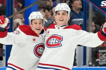 Canadiens' Juraj Slafkovsky Buries Slick Sharp-Angle Shot Vs. Lightning