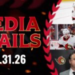 Jordan Spence, Drake Batherson, Travis Green Postgame Media vs FLA