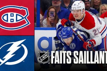 Canadiens vs Lightning 31/03/26 | Faits saillants