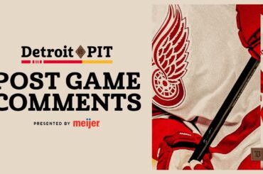 Dylan Larkin, Andrew Copp & Todd McLellan Post Game vs PIT | March 31, 2026