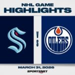 NHL Highlights | Kraken vs. Oilers - March 31, 2026