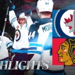 Chicago Blackhawks vs. Winnipeg Jets - Game Highlights