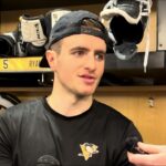 Pittsburgh Penguins Ryan Shea after 5-1 win over Detroit Red Wings