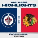 NHL Highlights | Jets vs. Blackhawks - March 31, 2026