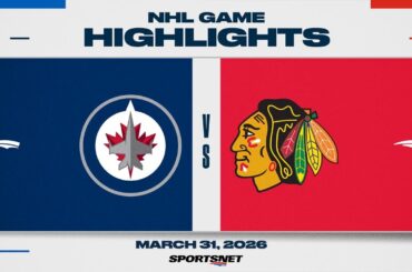NHL Highlights | Jets vs. Blackhawks - March 31, 2026