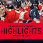 Panthers vs Senators Highlights | 3.31.26