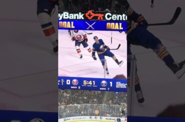 Jack Quinn Power Play Goal gives Sabres 1-0 lead over Islanders!