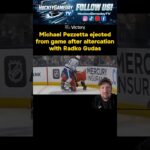 #Leafs Michael Pezzetta game misconduct after altercation with Radko Gudas #NHL #Hockey #foryou #fyp