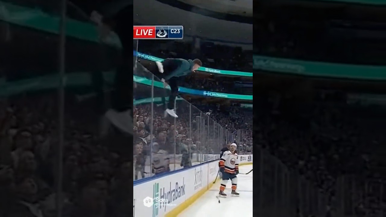You Jump Onto the Ice Mid Game 😳🏒