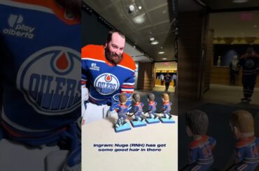 Oilers Players Review Their Bobbleheads 🧐