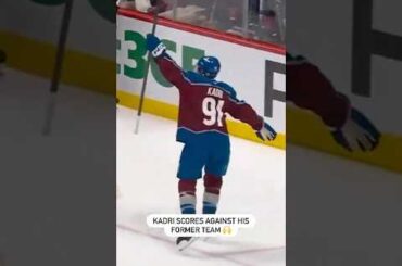 Nazem Kadri Scores Against His Former Team 🔥