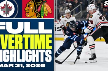 Winnipeg Jets at Chicago Blackhawks | FULL Overtime Highlights - March 31, 2026