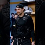 Stuart Skinner gets the postgame helmet 👏 #NHL #penguins #hockey