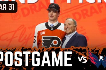 Porter Martone NHL Debut Postgame: Flyers vs. Capitals