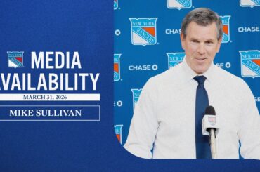 NYR vs NJD: Mike Sullivan Postgame Media Availability | March 31, 2026
