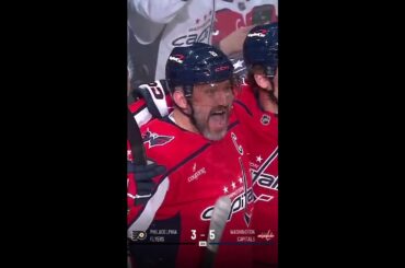 Alex Ovechkin with a Goal vs Philadelphia Flyers