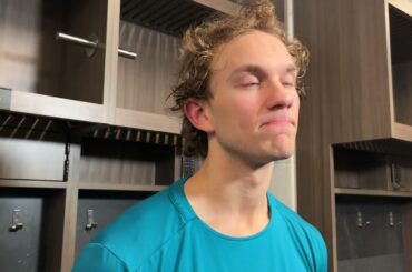 Eklund on "Bobby Orr" Goal, Playing Hurt | Sharks @ Bruins Post-Game (3.12.26)