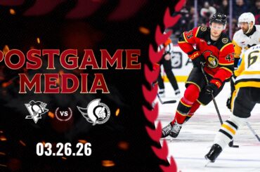 LIVE: Postgame Media PIT 4 OTT 3 (SO)