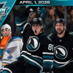 San Jose Sharks vs Anaheim Ducks - 4/1/2026 - Teal Town USA After Dark (Postgame)