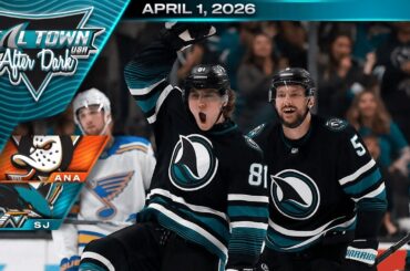 San Jose Sharks vs Anaheim Ducks - 4/1/2026 - Teal Town USA After Dark (Postgame)