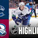Canucks vs. Avalanche | NHL Highlights | April 01, 2026