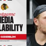 "It was a lot of shots." | Arvid Soderblom Postgame 3.24.26