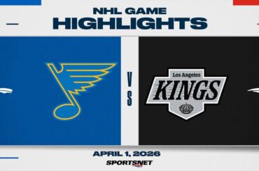NHL Highlights | Blues vs. Kings - April 1, 2026