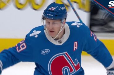 Nathan MacKinnon Snipes 50th Goal Of Season