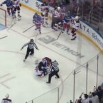 GOALIE FIGHT! Jacob Markstrom & Igor Shesterkin fight!