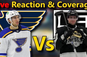 The Door Is WIDE OPEN 😳 | Blues vs Kings LIVE