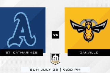 2021 OJLL - Orangeville Northmen vs Whitby Warriors - July 31, 7pm