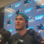 Ostapchuk on Fighting for Toffoli, Celebrini Carrying San Jose | Sharks vs. Ducks Post-Game (4.1.26)