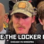 INSIDE THE LOCKER ROOM: Blashill, Bertuzzi & Frondell REACT to Chicago's OT Loss to Winnipeg Jets