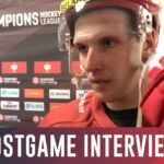 Mikhail Stefanovich of Yunost Minsk after a win over TPS Turku