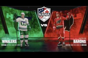 NAHA 2025-26 Season - Hartford Whalers (22-10-5) @ Cleveland Barons (20-17-1)