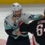 Logan Stanley Drops The Gloves With Jamie Oleksiak