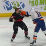 Ridly Greig Drops The Gloves With Brayden Schenn